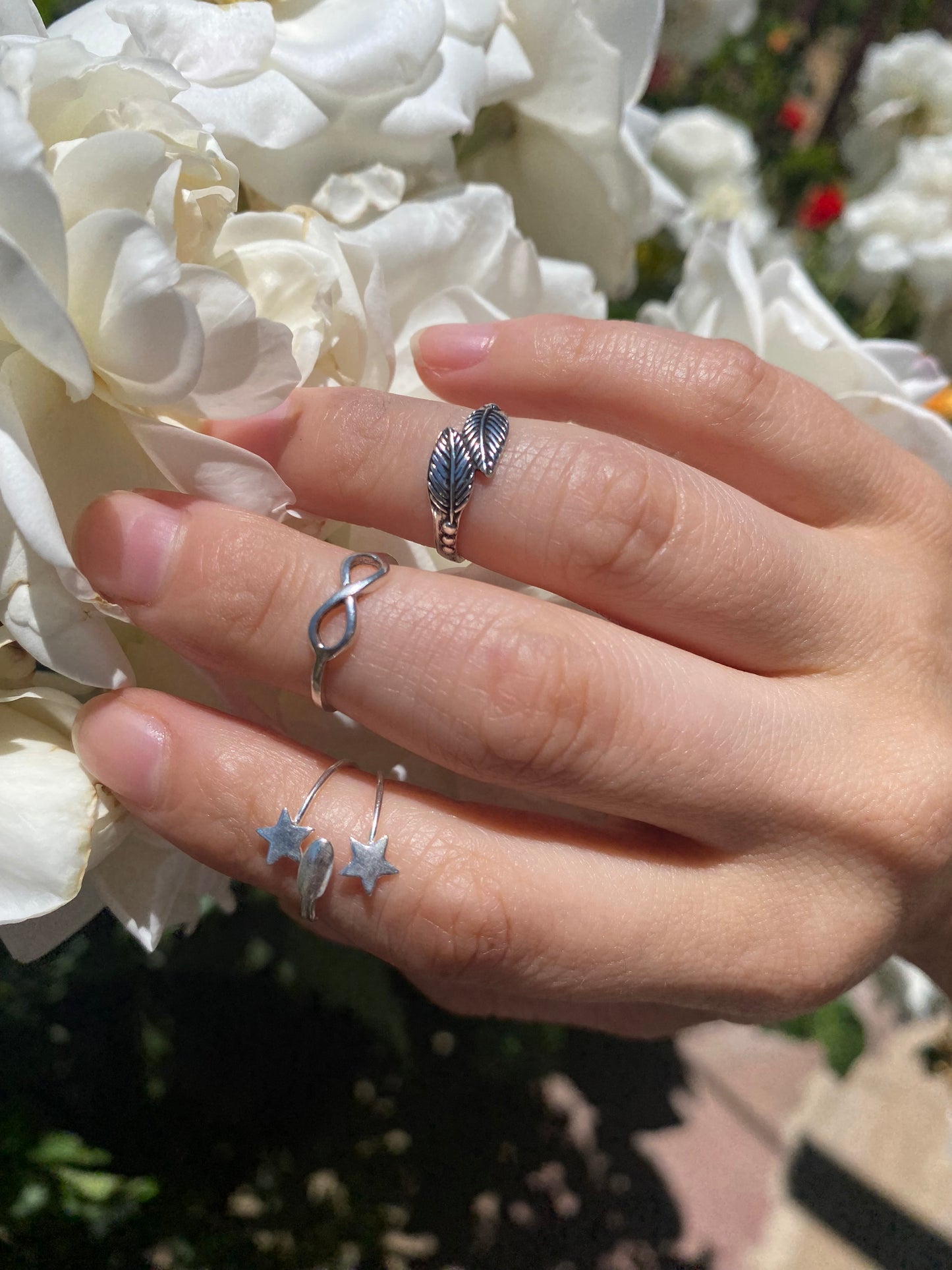 Anillo Midi hojas