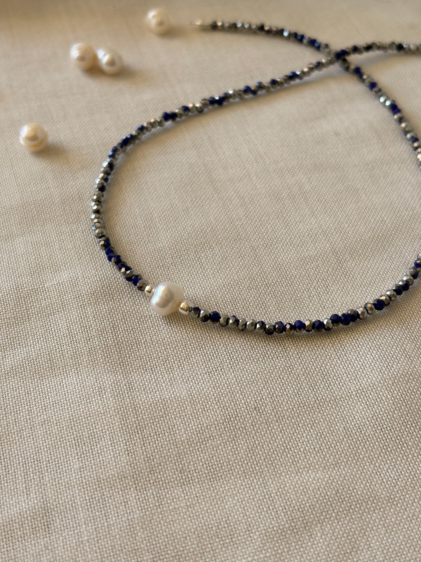 Choker Aura Azul