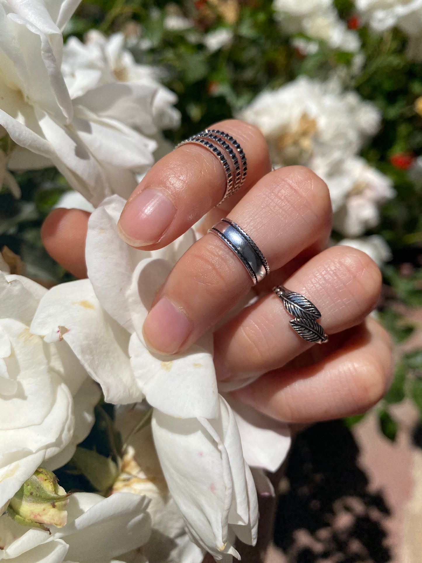 Anillo Midi hojas
